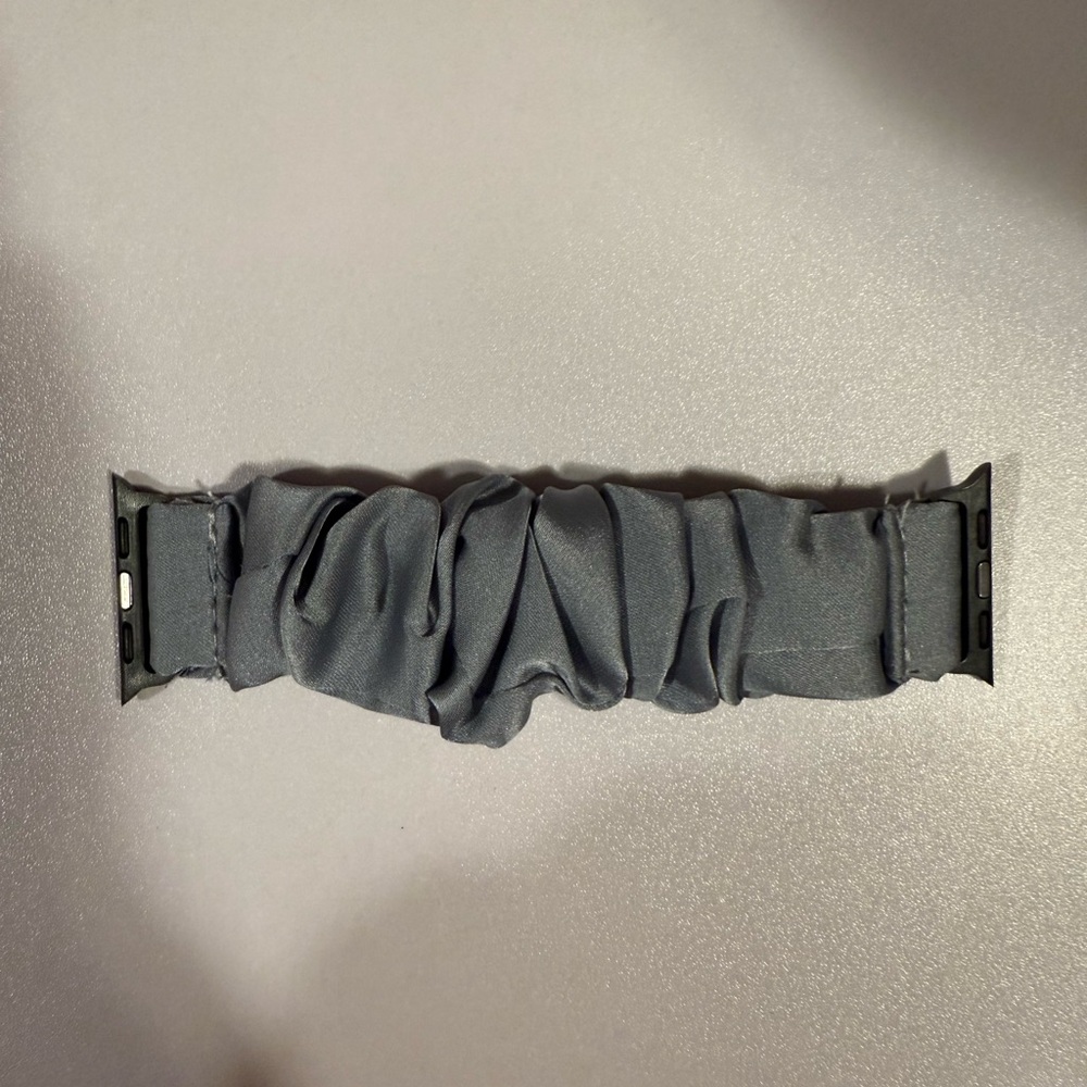 Gray Scrunchie Apple Watch Band